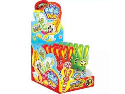 JohnyBee cukro+hračka rabbit pop kleště /16/ 23g