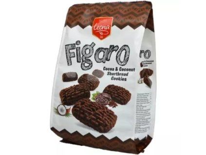 Leona Figaro cookies cocoa coconut shortbread 300g