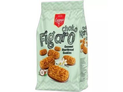Leona Figaro cookies choco coconut shortbread vanilla 300g