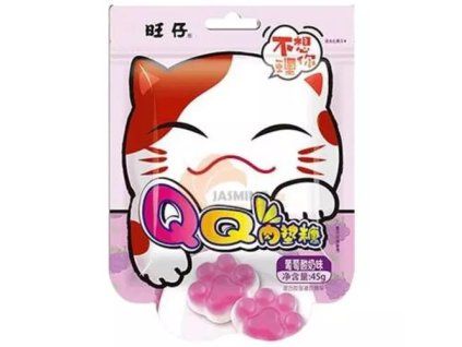 WANTWANT Grape yogurt soft candy Cat's Claw 45g