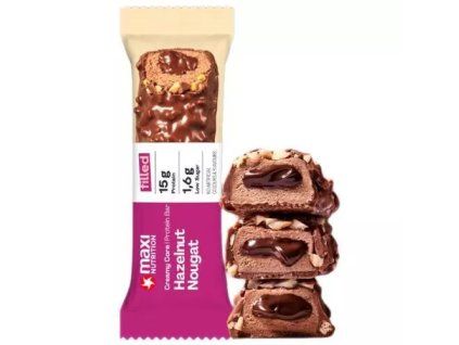 MaxiNutrition Proteinová tyčinka hazelnut nougat 45g