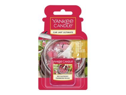 YANKEE CANDLE RED RASPBERRY VŮNĚ DO AUTA - LUXUSNÍ VISAČKA