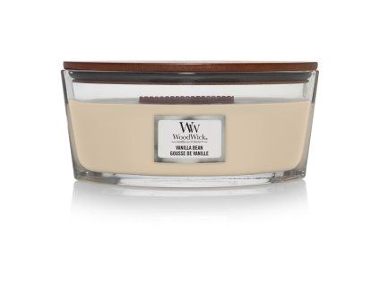 WoodWick Vanilla Bean svíčka loď