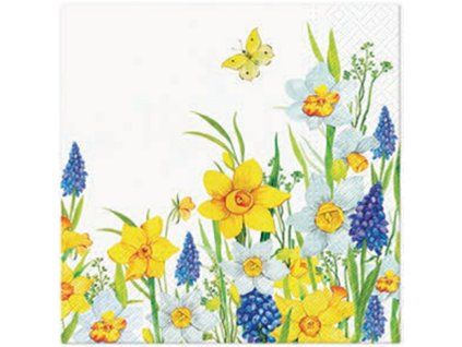 Ubrousky 20ks, Spring Daffodils 33x33 cm