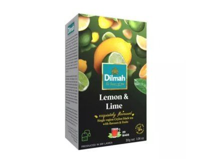Dilmah černý čaj citron limetka 20x1,5g