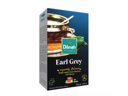 Dilmah černý čaj earl grey 20x1,5g