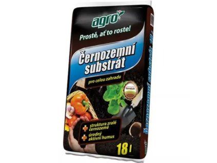 Agro černozemní substrát 18L