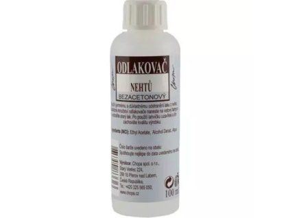 Chopa odlakovač na nehty bez acetonu 100ml