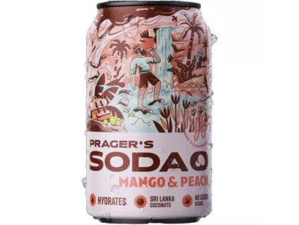 Pragers soda mango peach 0,33L