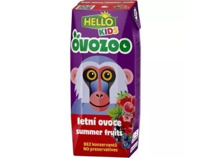 Hello ovozoo letní ovoce 250ML