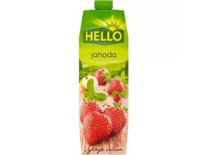 Hello džus jahoda 1L TPP