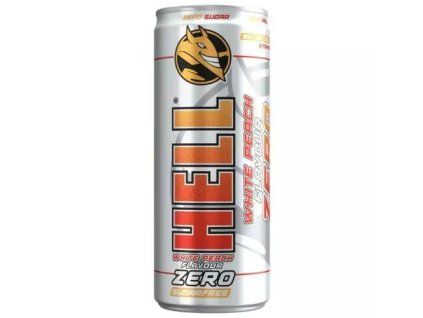 Hell energetický nápoj zero white peach 0,25L