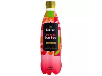 Dilmah black ice tea peach pet 0,5L