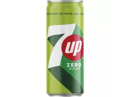 PC 7 Up zero sugar plech 0,33L