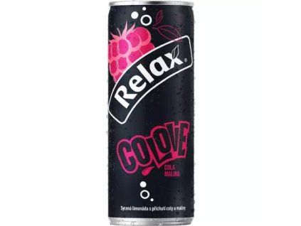 Relax limonáda malina 0,33L plech $C