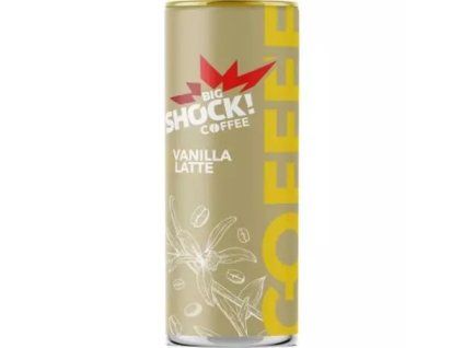 Big Shock ledová káva vanilla 250ML