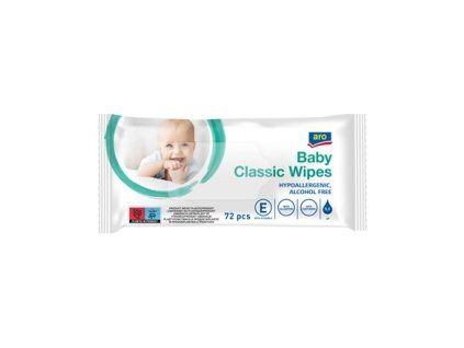 aro Classic Dětské vlhčené ubrousky 72 ks