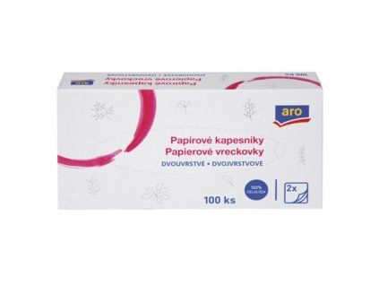 aro Kapesníky 2vrstvé 100 ks