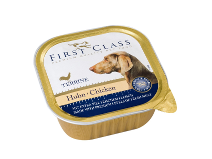 FIRST CLASS Paštika drůbeží pro psy 22 x 150 g
