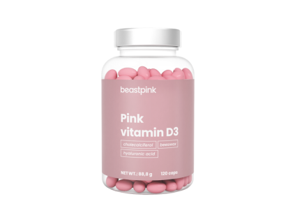 Pink Vitamín D3 2000 IU  - BeastPink