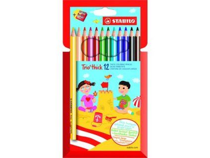 STABILO Pastelky trio silné 12 ks