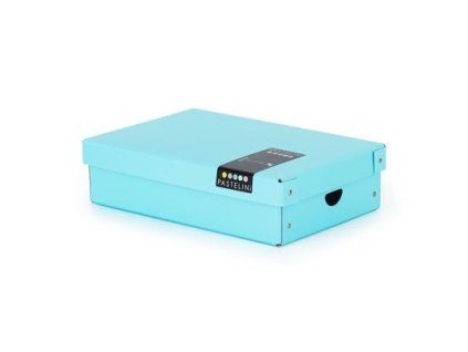 KARTON P+P PASTELINI Krabice malá modrá 1 ks