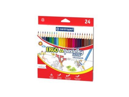 centropen Pastelky trojhranné 24 ks