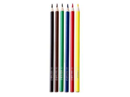 Kromas trojhranné pastelky Kromas 3 mm 6 ks