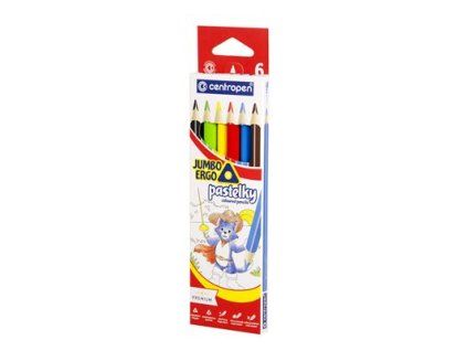 centropen Jumbo Pastelky trojhranné 6 ks