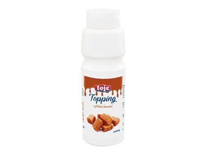 toje Topping příchuť karamel 1 kg
