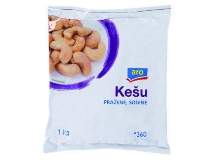 aro Kešu pražené solené 1 kg