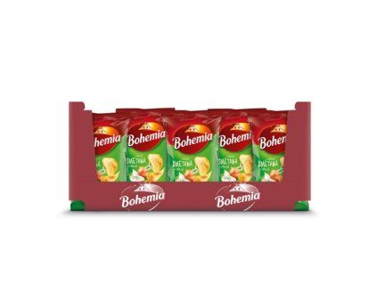 Bohemia Chips smetana/ cibule 18 x 60 g