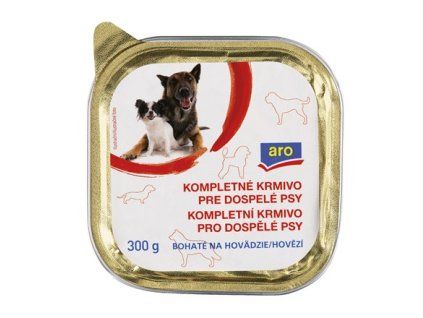 aro Alucup pro psy hovězí 300 g