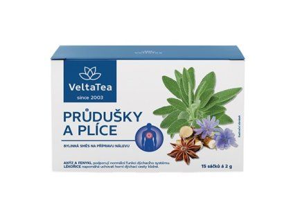 VeltaTea Čaj bylinná směs průdušky a plíce 30 g