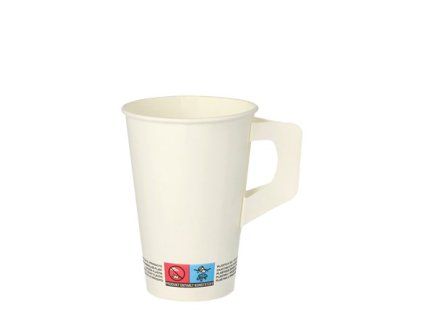 Kelímek s uchem 200 ml papírový 80 ks