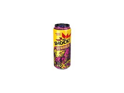 BIG SHOCK! Raspberry energetický nápoj 24 x 500 ml