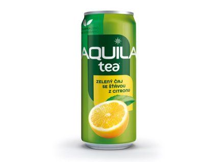 AQUILA Tea Citron 24 x 330 ml plech