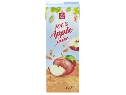 Fine Life jablko 100% 27 x 200 ml