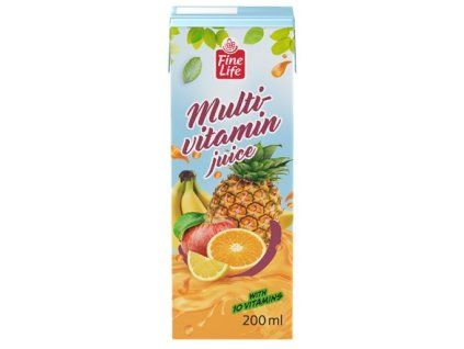 Fine Life multivitamín 100% 27 x 200 ml
