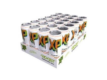 XP Boost Energy broskev 24 x 500 ml