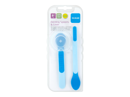 MAM lžičky FeedingSpoons&Cover 6+m