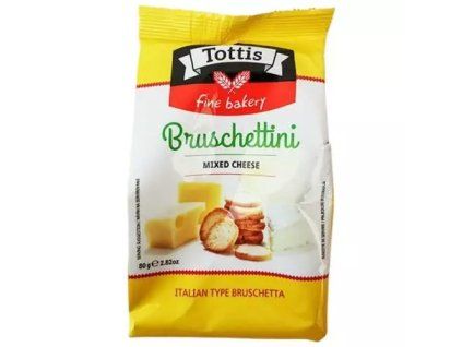 Tottis Mini bread chips sýrové 80g