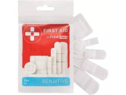 Fixaplast First Aid náplast 24ks SENSITIVE mix