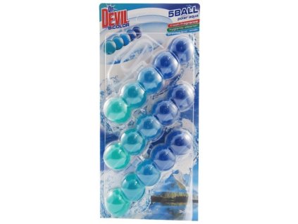 Dr. Devil WC Bicolor 5ball závěsný WC blok Polar aqua 3 x 35 g