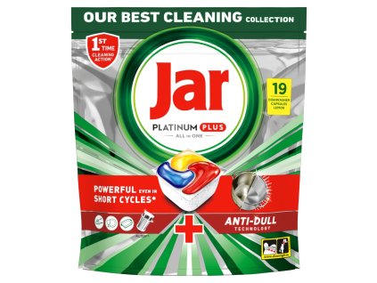 JAR Tablety do myčky Platinum Plus Yellow 114 kusů (6x19 Ks)