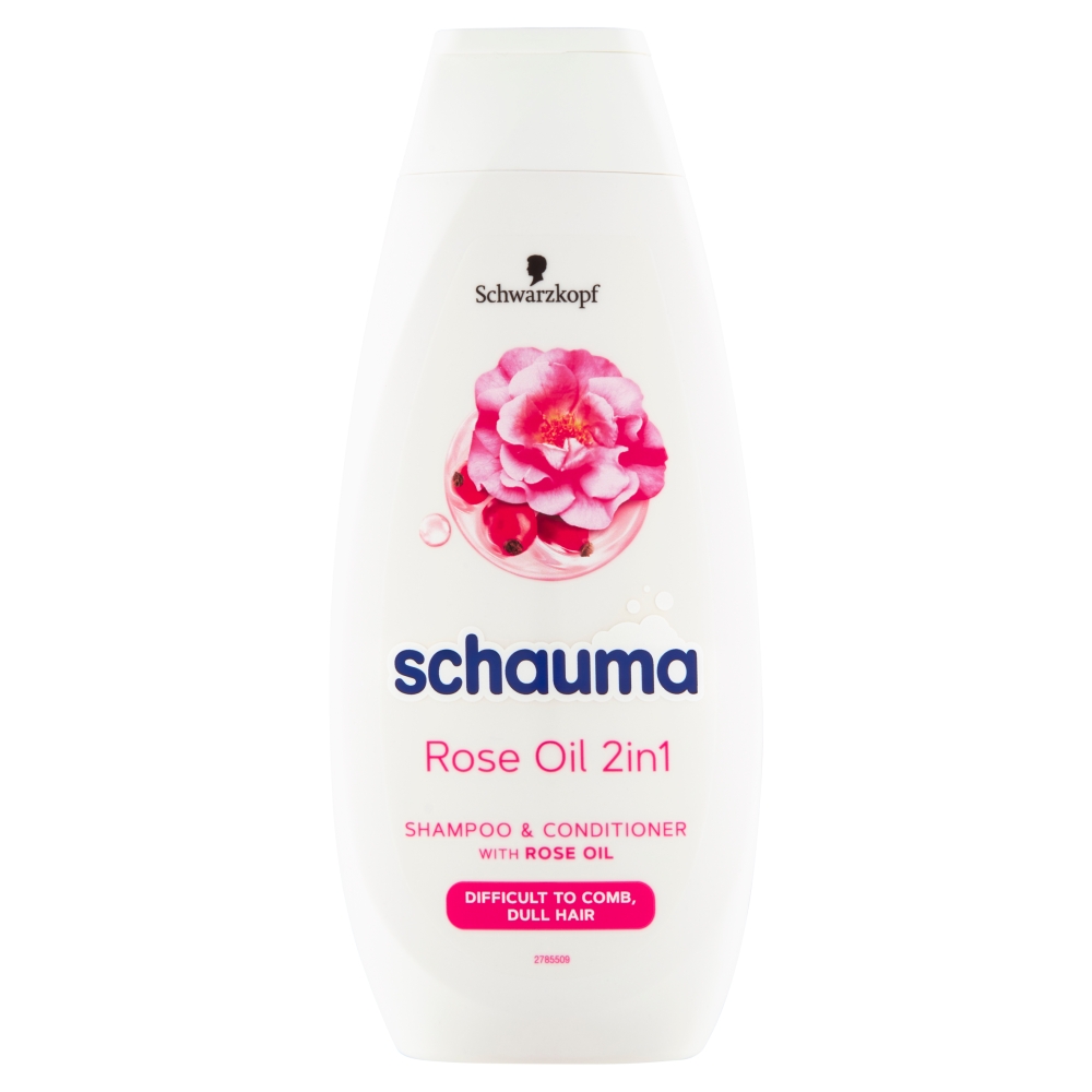 Levně Schauma šampon 400ml - Rose Oil 2in1 (Seiden-Kamm)