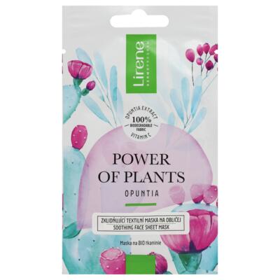 Lirene Power of Plants Plátýnková maska Opuncie, 1ks