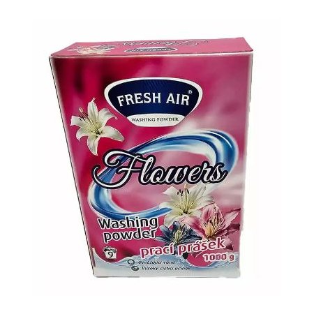 Fresh Air prací prášek 1kg (9 PD) - Flowers
