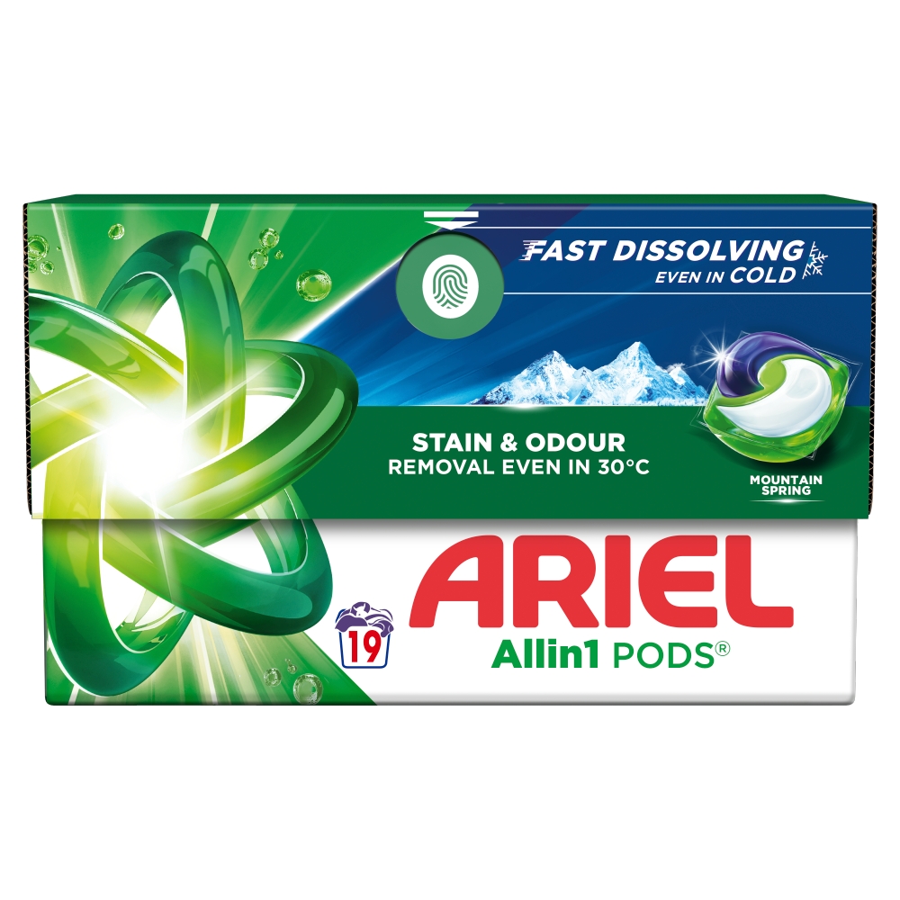 Ariel kapsle Mountain Spring krabice 19ks