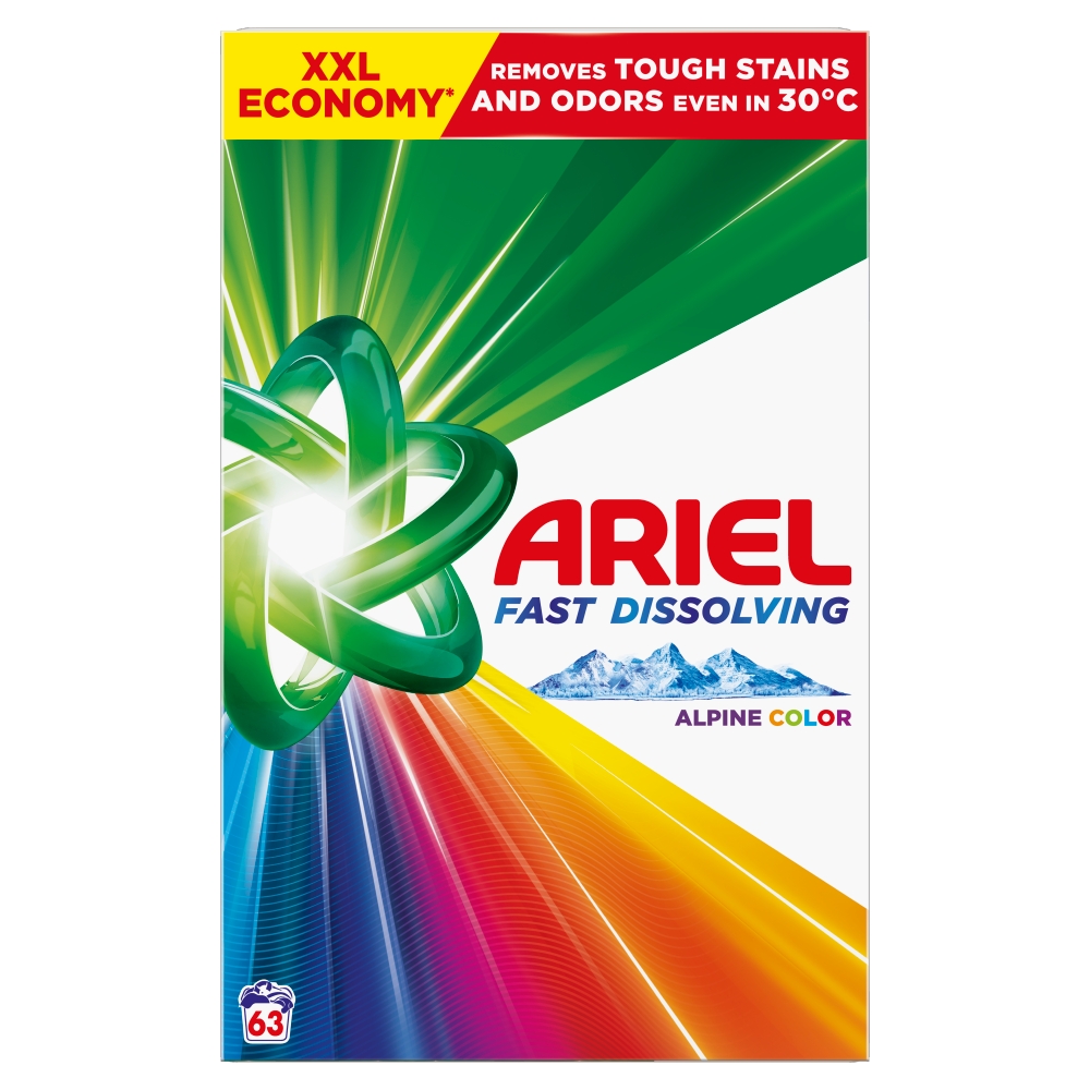 ARIEL Color Prací prášek Box 63 praní 3,465 kg
